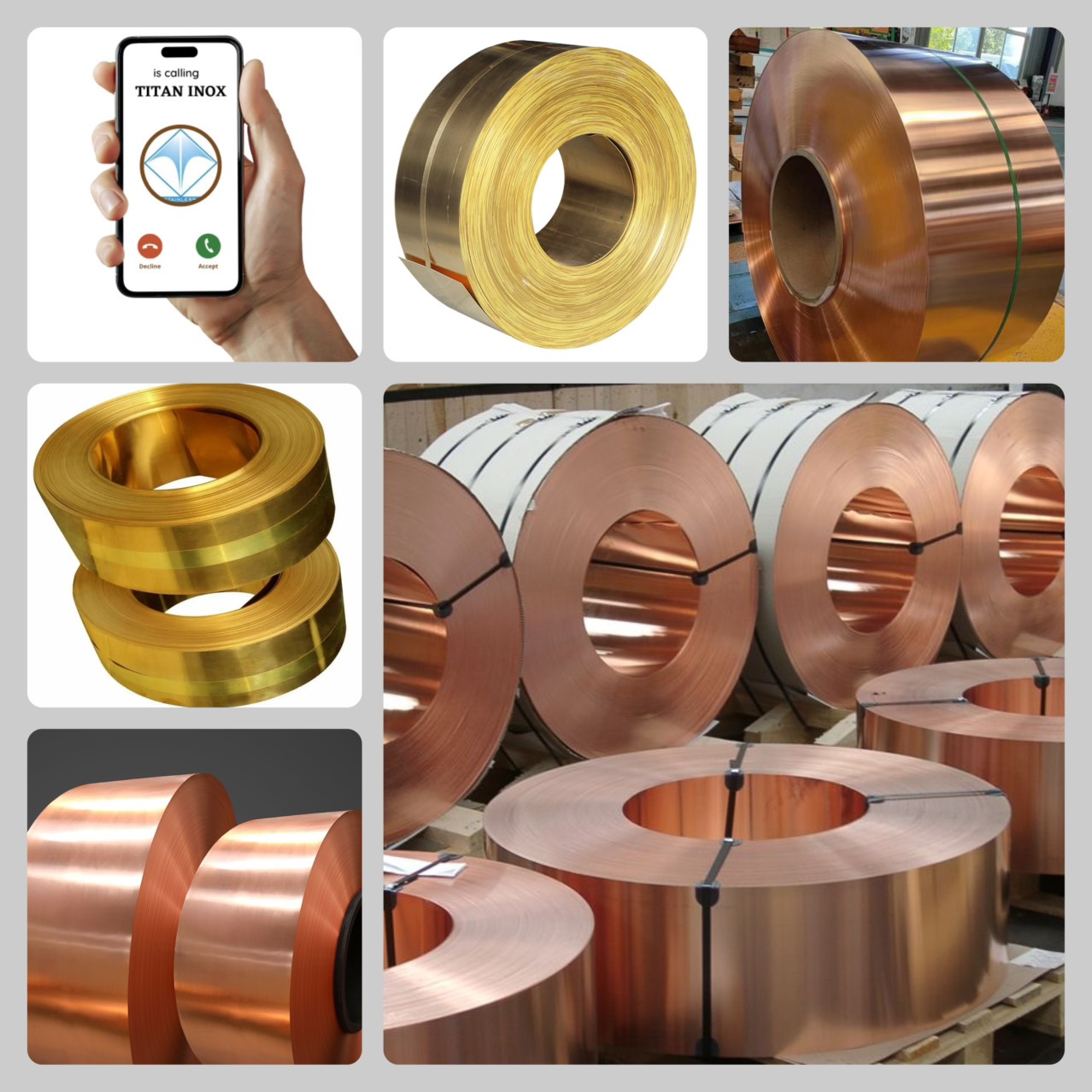 Đồng cuộn - Công Ty TNHH Một Thành Viên Vật Liệu Titan